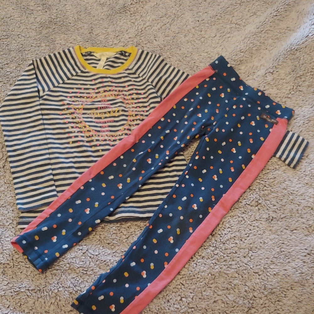 MJ sparkle & shine tee and lounge around leggings